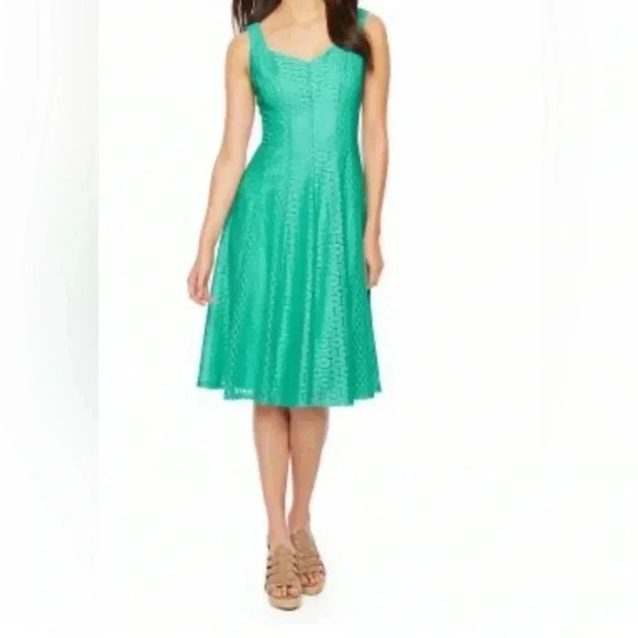 Danny & Nicole Dresses & Skirts - Danny & Nicole Sleeveless Lace Fit & Flare Dress